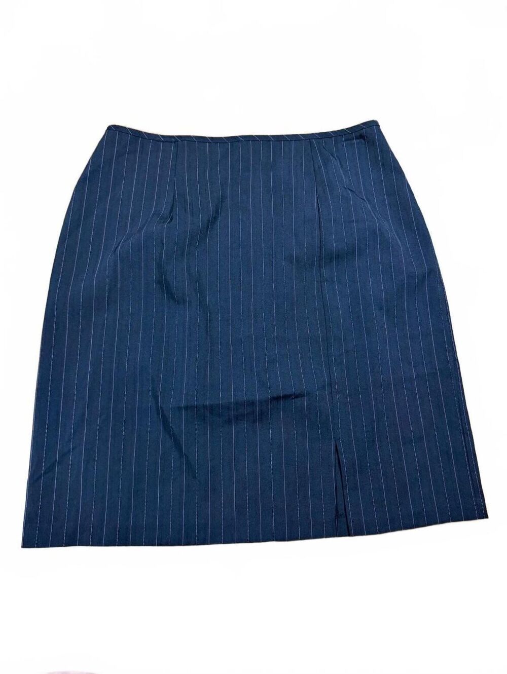 Y2K Vintage Black with Pink Pinstripe Pencil Mini Skirt Size 14